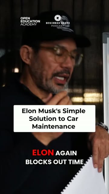 Elon Musk's simple solution to car maintenance.